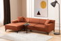 Atelier Del Sofa Sofá Esquinero Naranja Petra L Corner 145x250x86 cm